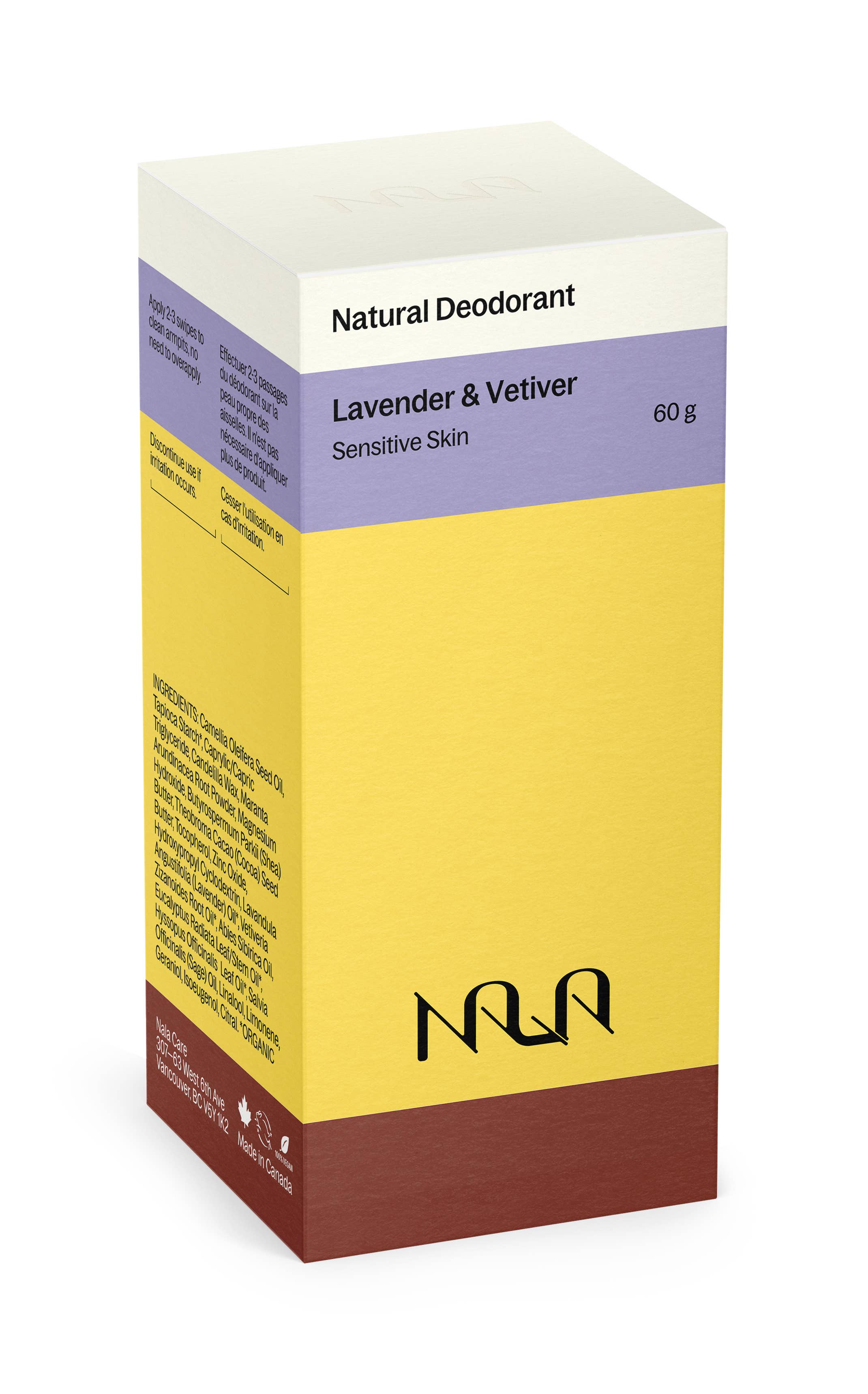 Lavender & Vetiver Sensitive Skin Natural Deodorant