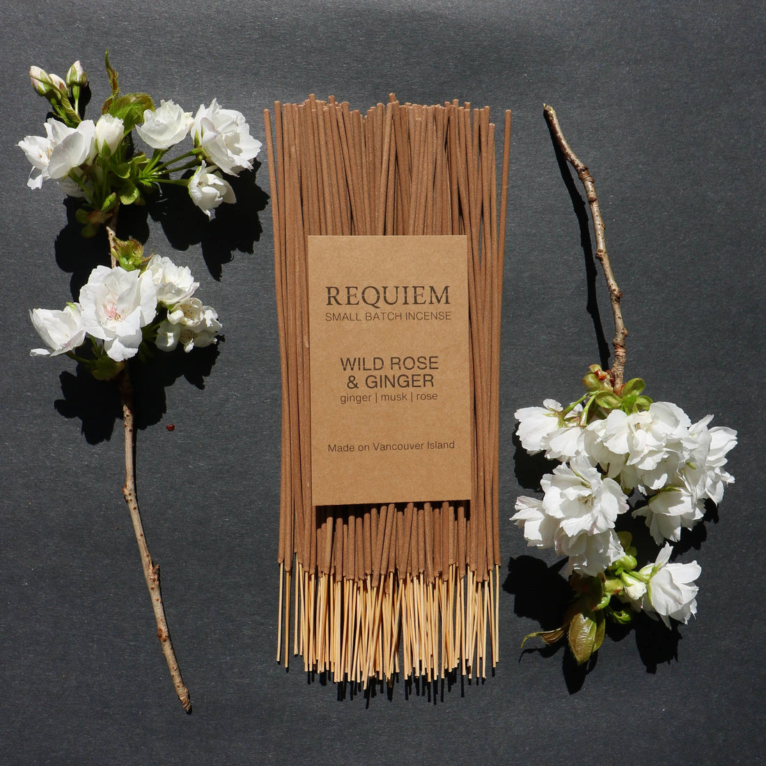 Wild Rose &amp; Ginger Bulk Incense Sticks - No Packaging