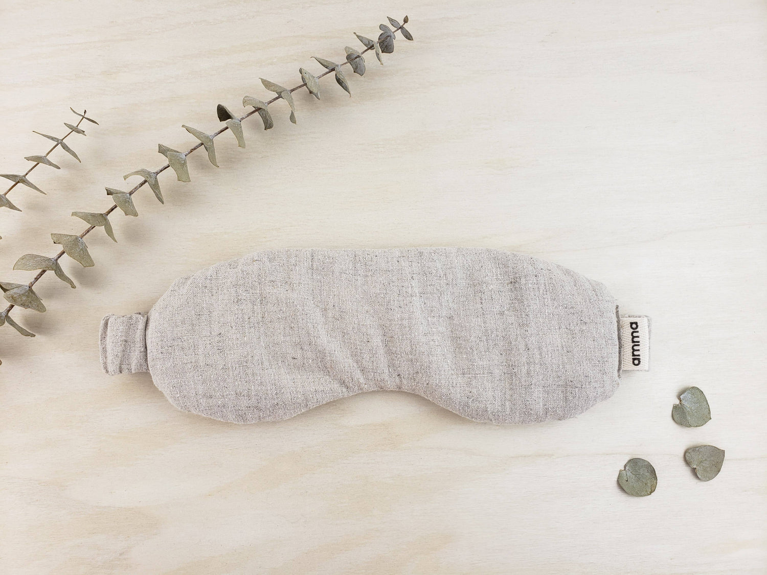 Therapeutic lavender eye mask (hemp &amp; organic cotton sand)