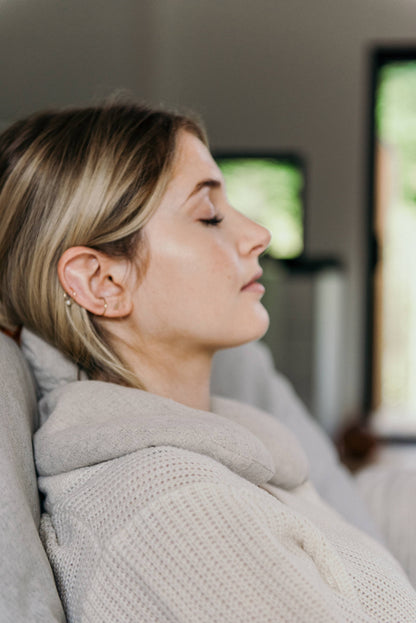 Shoulder heating pad (hemp &amp; organic cotton sand)