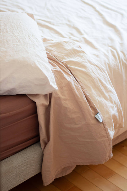 Fitted Sheet: Oat Milk / Queen