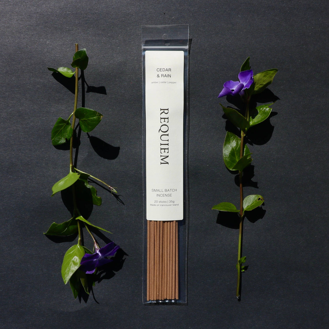 Cedar &amp; Rain Small Batch Incense Sticks