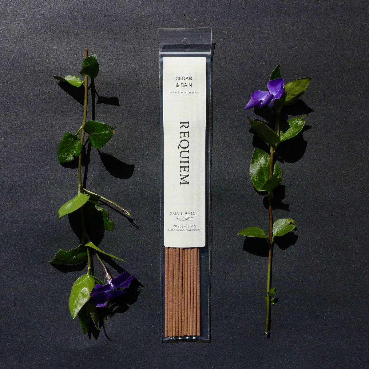 Cedar &amp; Rain Small Batch Incense Sticks